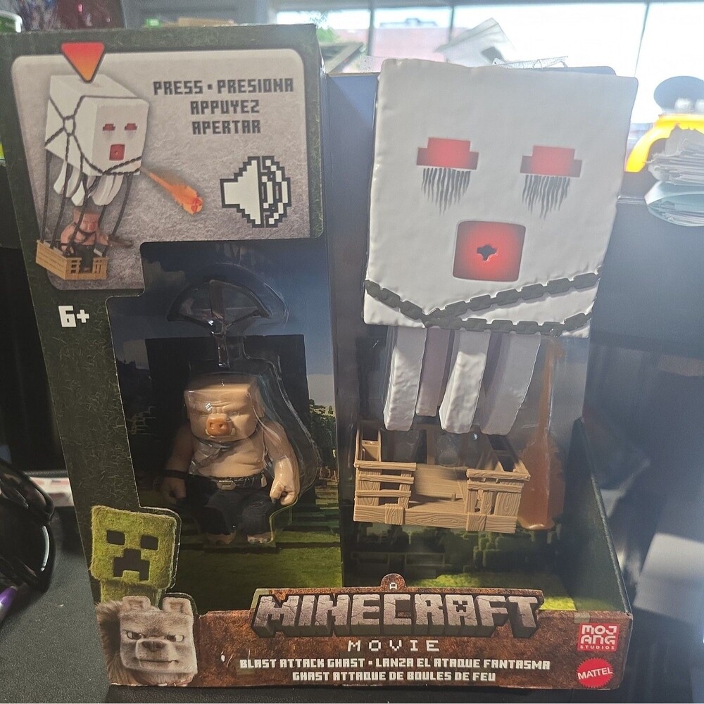 Minecraft Blast Attack Ghast Action Figure Set w/ Lights and Sounds(NEW)(SEALED)